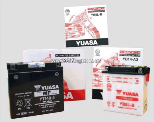 Batería de honda sj50 bali af32 año 1999 Yuasa yb4l-b 