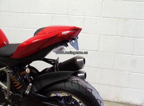 Soporte placa matricula Ducati Streetfighter 1098 08-14
