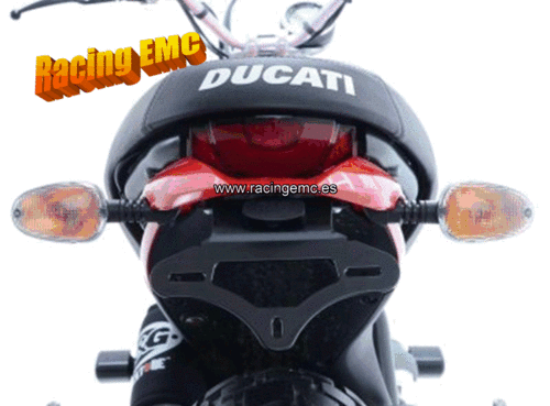 Soporte placa matricula Ducati 803 Scrambler 2015