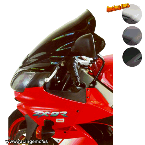 Cúpula Sport Negra Kawasaki ZX-9R Ninja 00-04