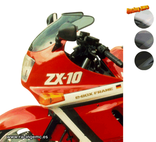 Cúpula Sport Negra Kawasaki ZX-10 Tomcat 88-89