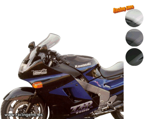 Cúpula Touring Negra Kawasaki ZZR1100 90-92