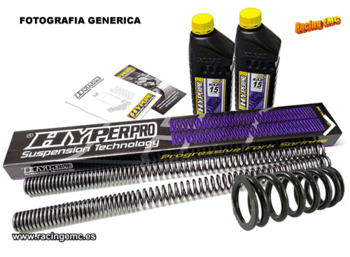 Kit Muelle Horquilla Progresivo + Muelle Trasero Yamaha XT660R 04-11